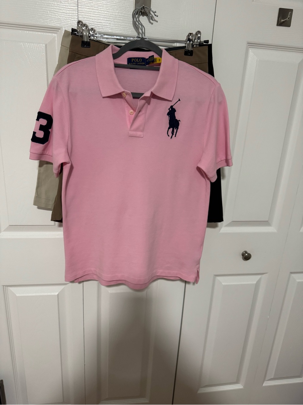 Ralph Lauren Boys Big Pony Cotton Mesh Polo Shirt